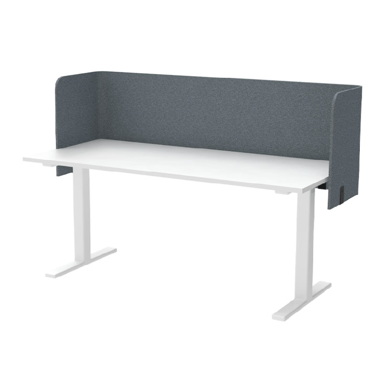 Desk-mounted screens